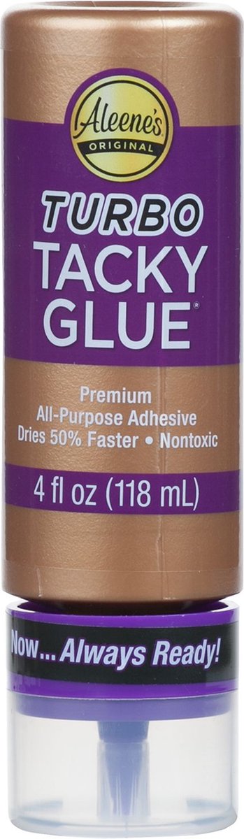 Aleenes Universeellijm - Tacky Glue - Turbo - Always Ready - 118ml